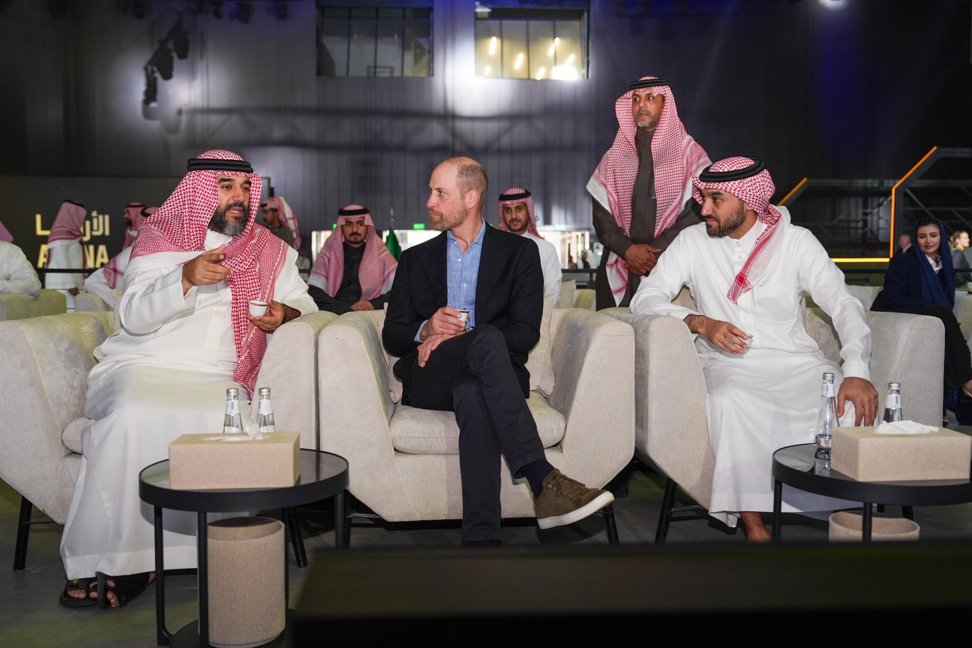 وزير الرياضة ورئيس “الاتحاد السعودي للرياضاتالإلكترونية” يستقبلان أمير ويلز في SEF أرينا والأكاديميةالسعودية للرياضات الإلكترونية